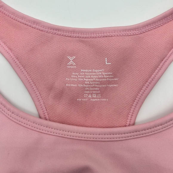 Xersion Women's Medium Support Sports Bra Shine Pink Rose Size M L XL - Picture 9 of 12